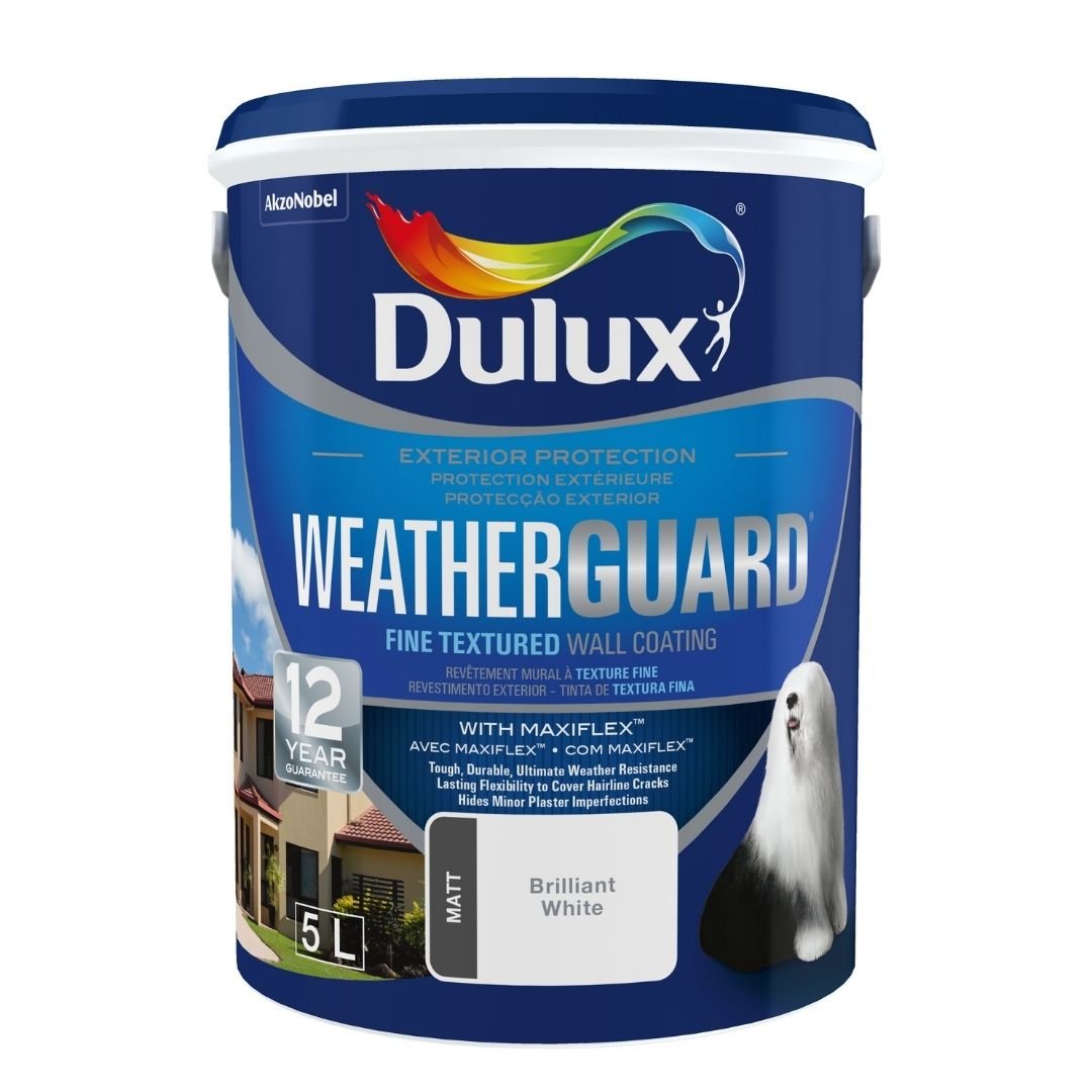 Dulux Weatherguard 5L Brilliant White