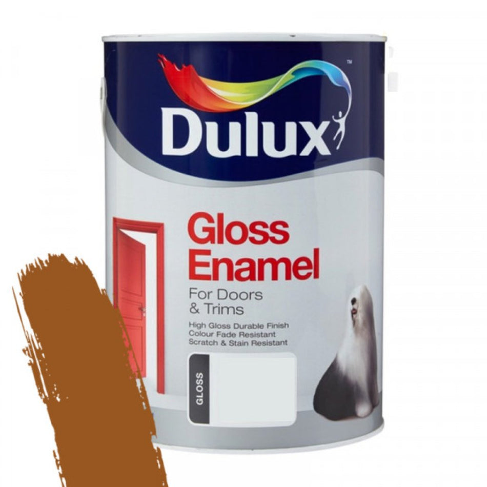 Dulux Gloss Enamel 5L Golden Brown
