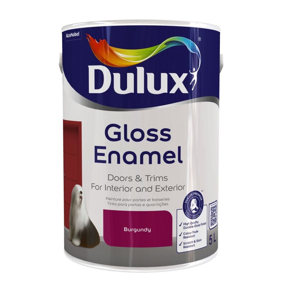 Dulux Gloss Enamel Burgundy 1L
