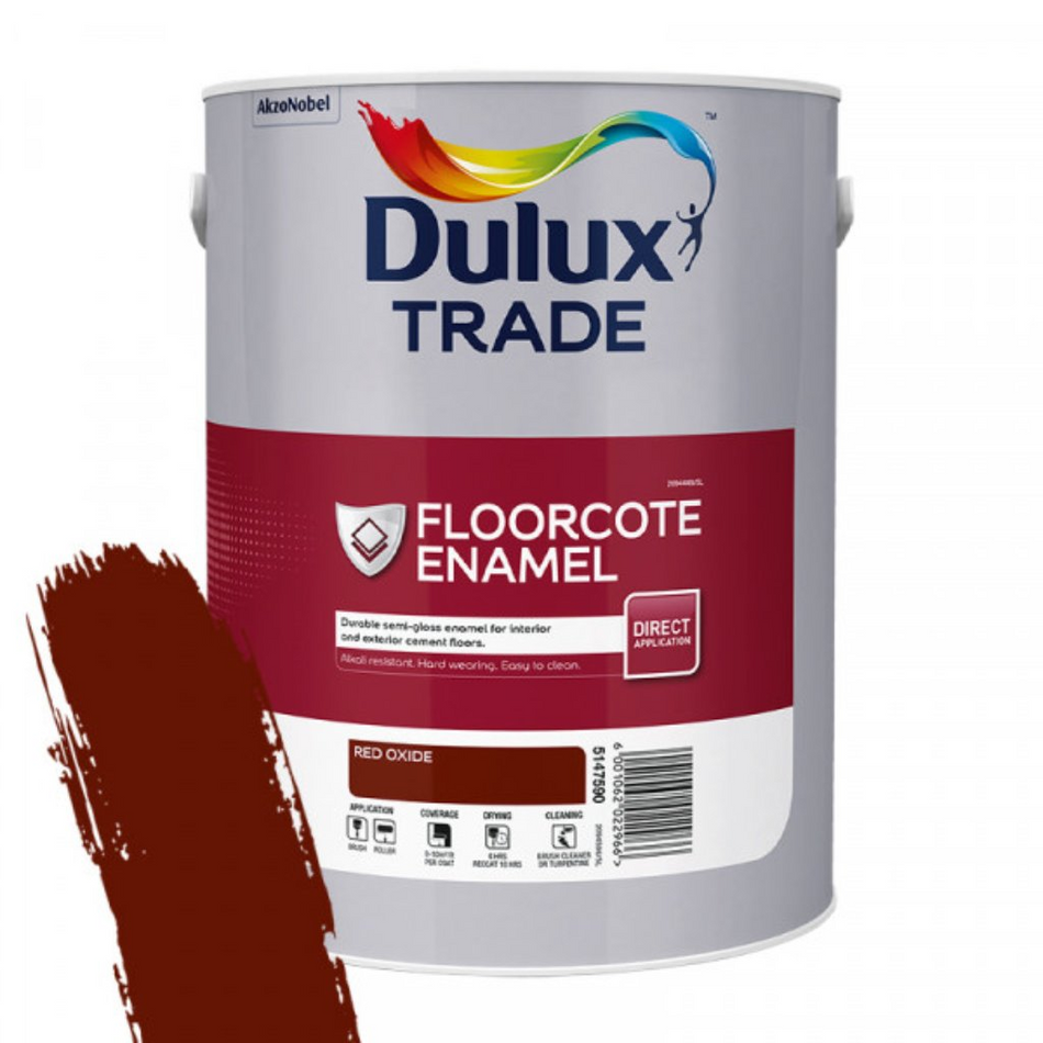 Dulux Floorcote Enamel Red Oxide 5L