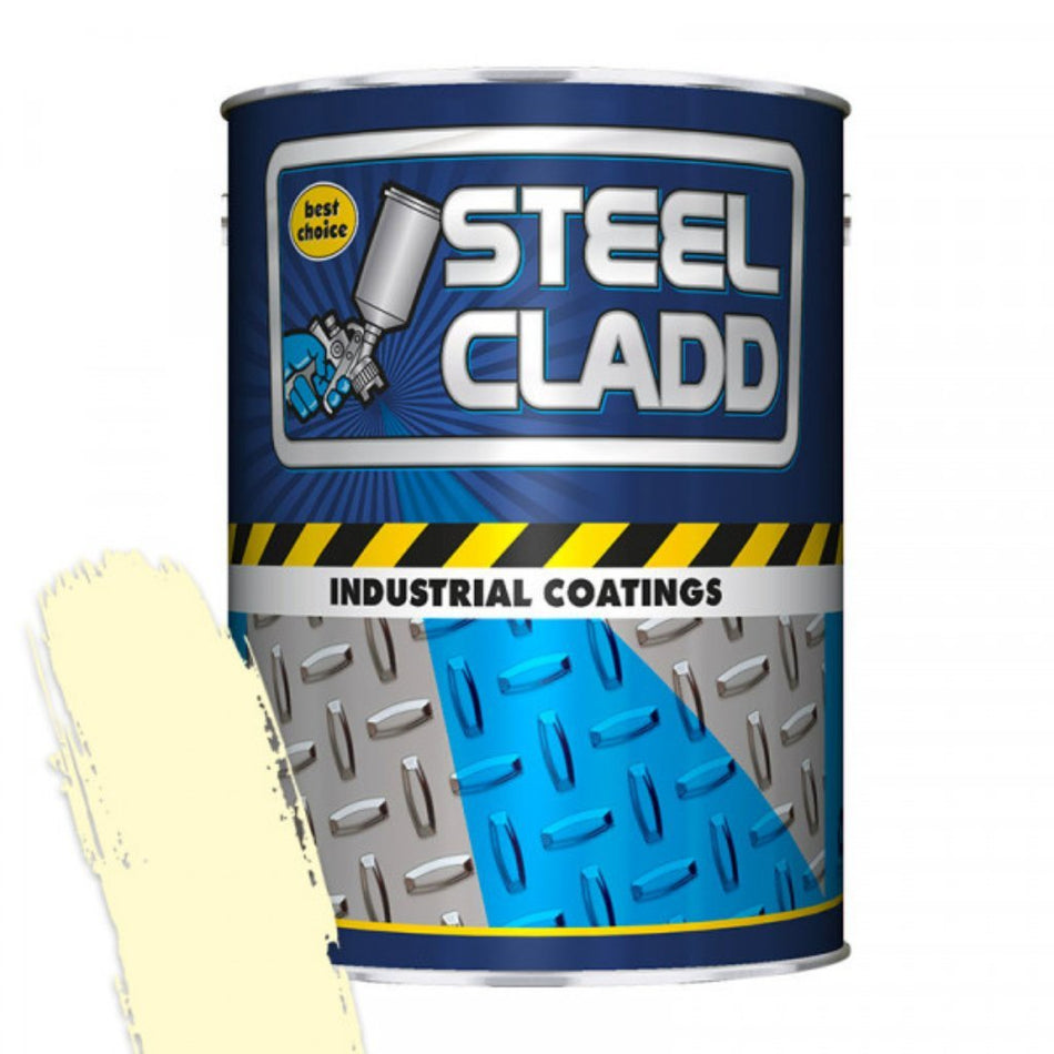 Steel Cladd Gloss Enamel QD Merc Cream 5L