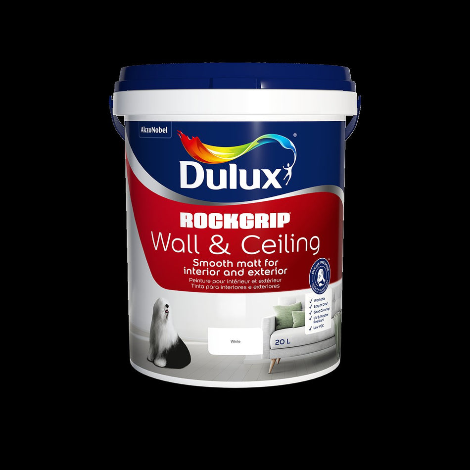 Rockgrip Wall & Ceiling White 1L