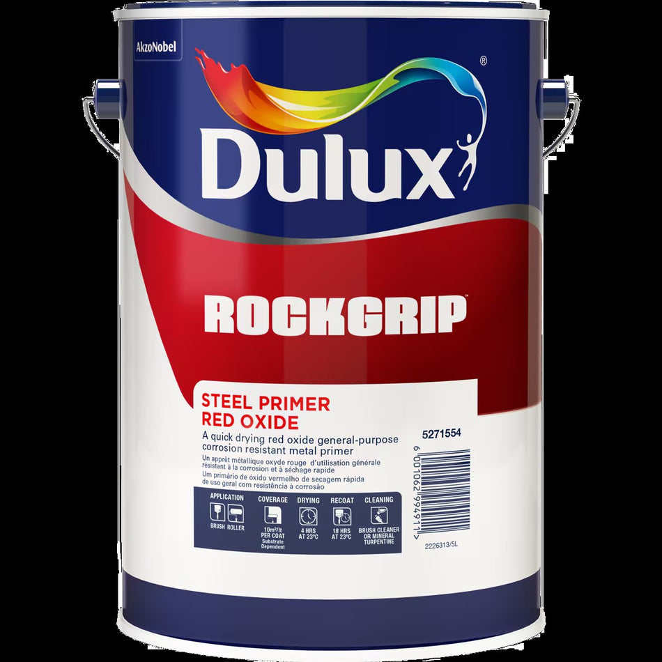 Dulux Rockgrip Primer Red Oxide LC 5L