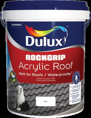 Rockgrip Acrylic Roof Terracotta 20L