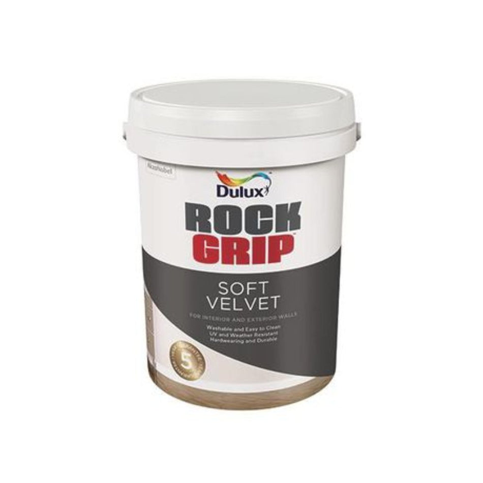 Dulux Rockgrip Soft Velvet - White 1L