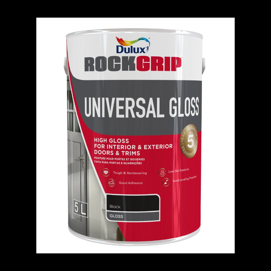 Rockgrip Universal Gloss Black 5L