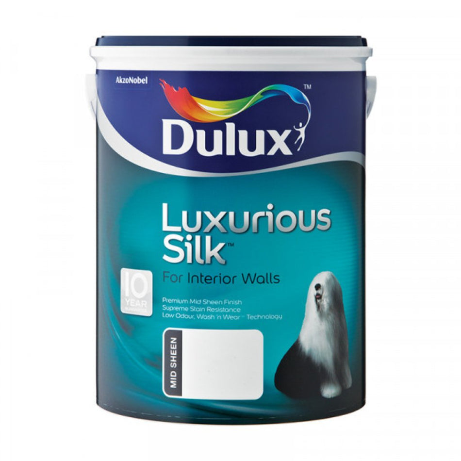Dulux Wash & Wear Luxurious Silk 5L Base 6 pastel