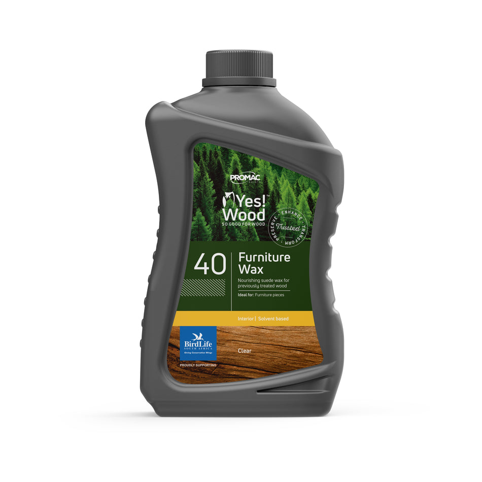 Promac Yes Wood 40 Furniture wax clear 1L