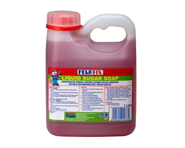 Powafix Sugar Soap Liquid 1L