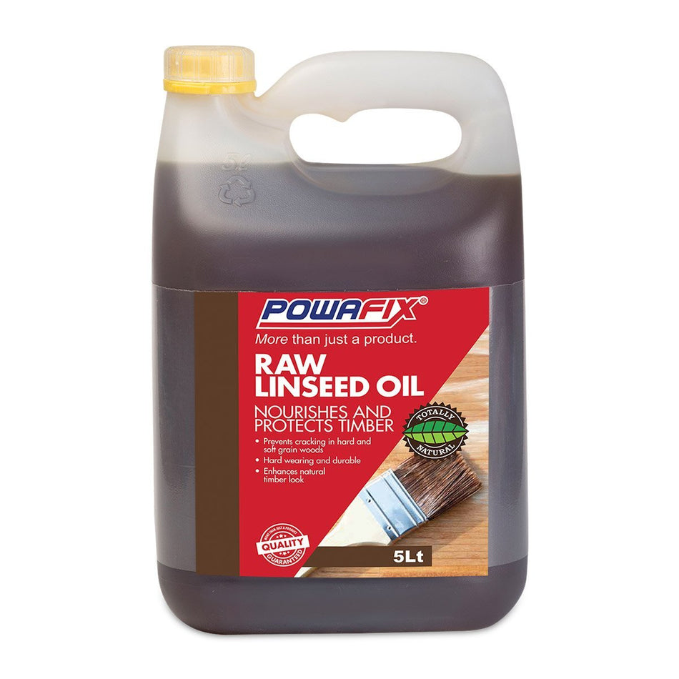 Powafix Oil Raw Linseed 5L