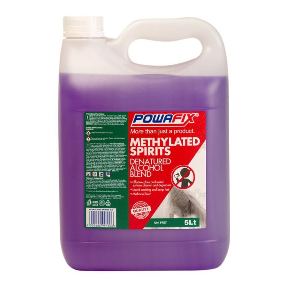 Powafix Spirits Methylated 5L 5L