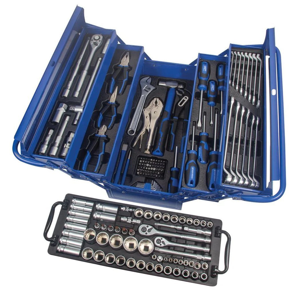 L&G TOOLS Tool box 168pce 1/4 3/8 1/2 trade pro 1'S