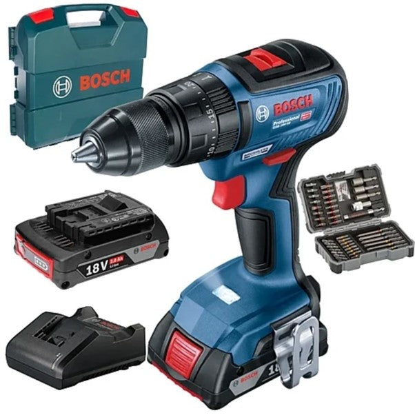 Bosch Cordless Drill Kit + 43Pc Access Set GSB 18V-50 Professional -