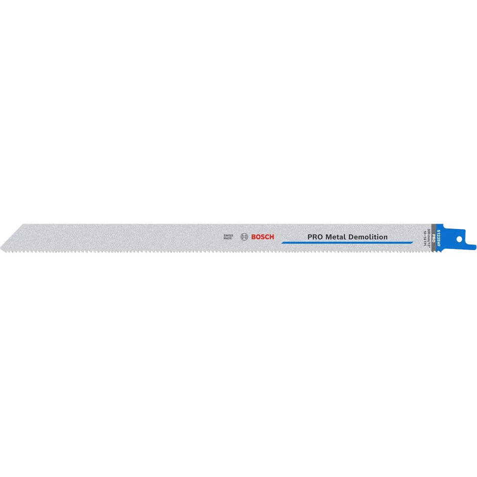 Bosch Reciprocating Saw Blade S 1225 Metal 300x19x1.25mm 5Pc