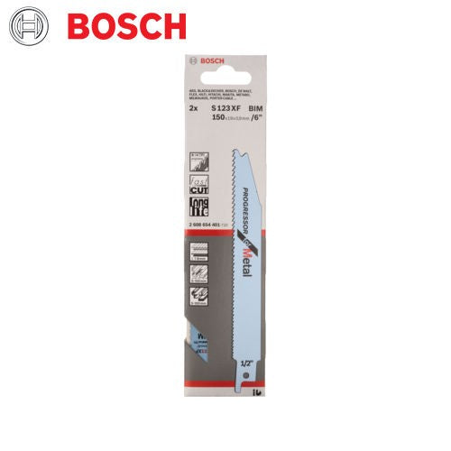 Bosch Reciprocating Saw Blade S123 XF Metal 150x19x0.9mm 2Pc -