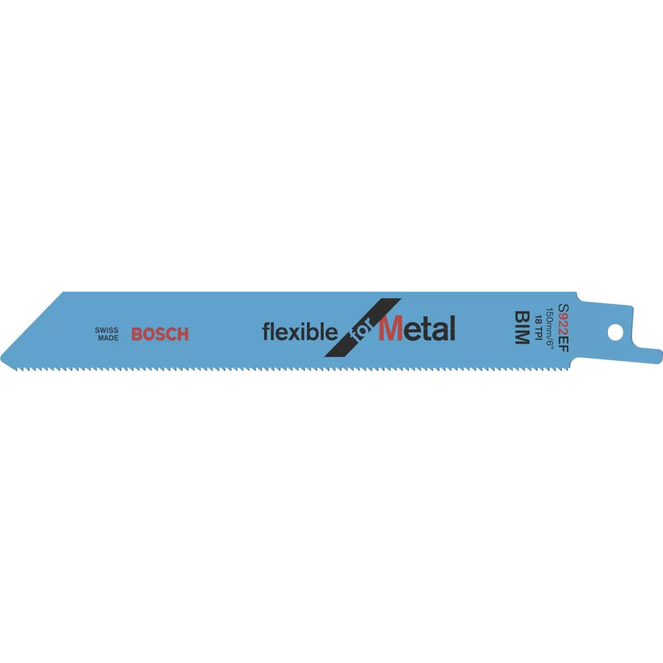 Bosch Reciprocating Saw Blade S 922 EF Metal 150x19x0.9mm 2Pc