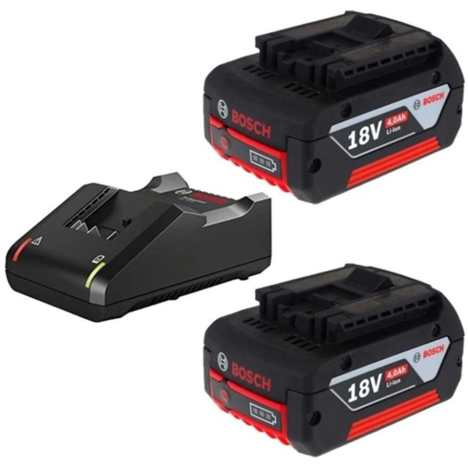 Bosch Starter Set 2 x GBA 18V 4.0AH+GAL 18V-40 Professional