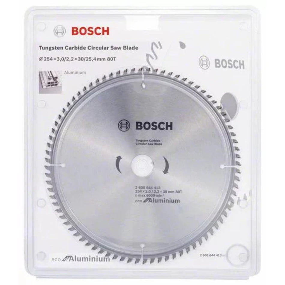 Bosch Circular Saw Blade Eco Line Aluminium 254x30x3.0/2.2mm,80