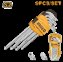 Ingco A/Key 9Pc Torx T10-T50 Crv