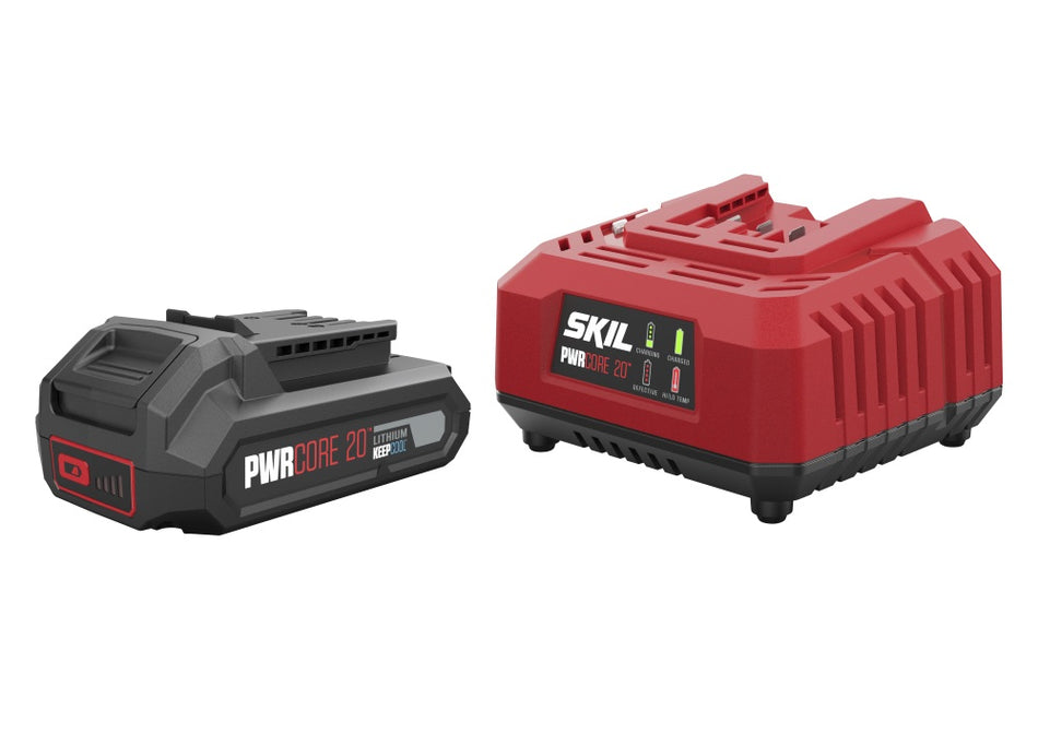 Skil Battery 20v 2.0Ah Keep Cool and 2.4A Charger -