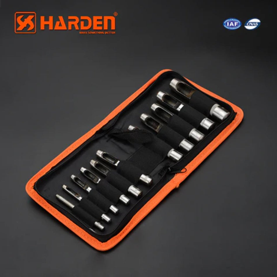 Harden Hollow Punch Set 12pc