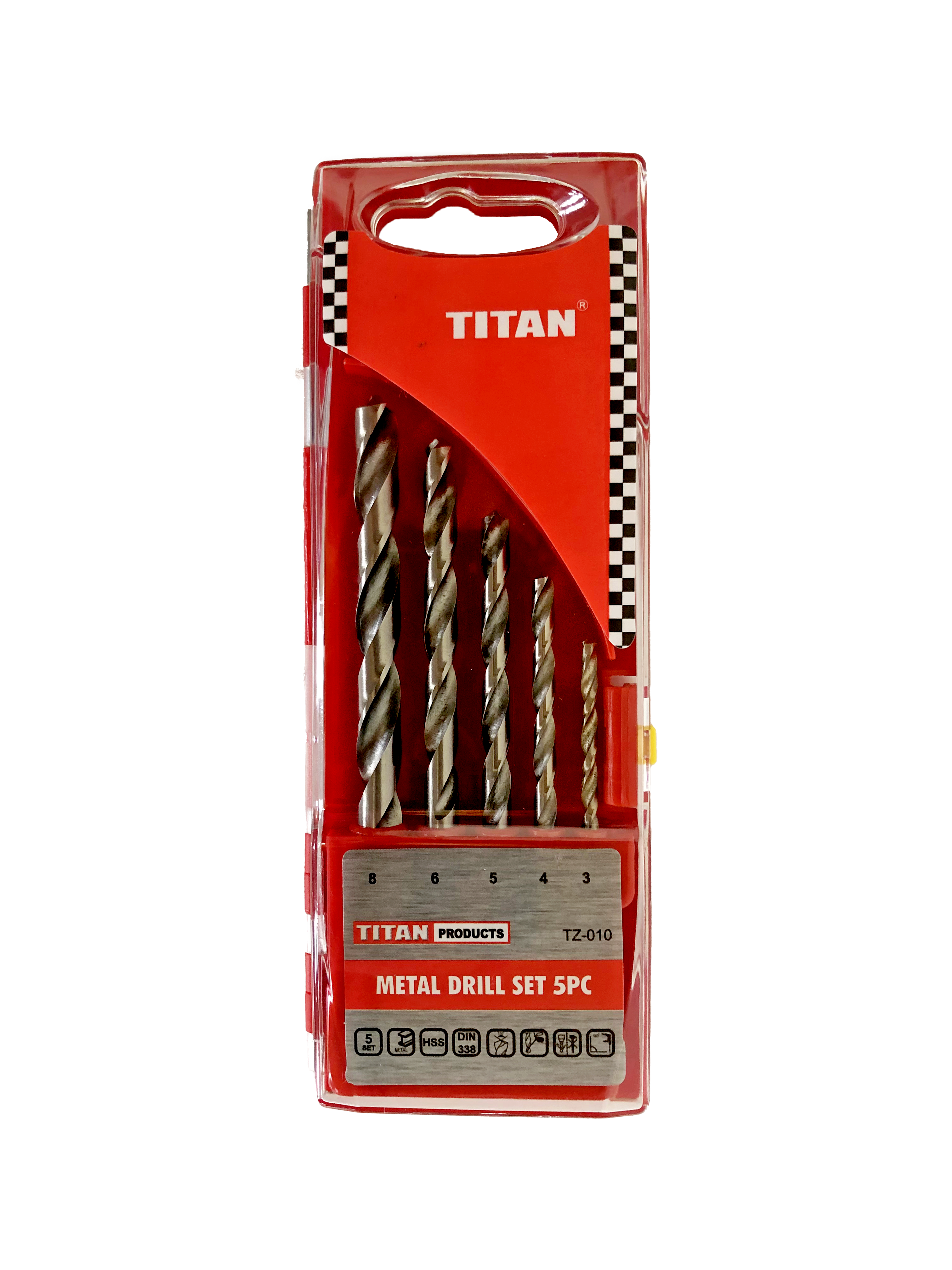 Titan Drill Bit Set HSS 5pc -