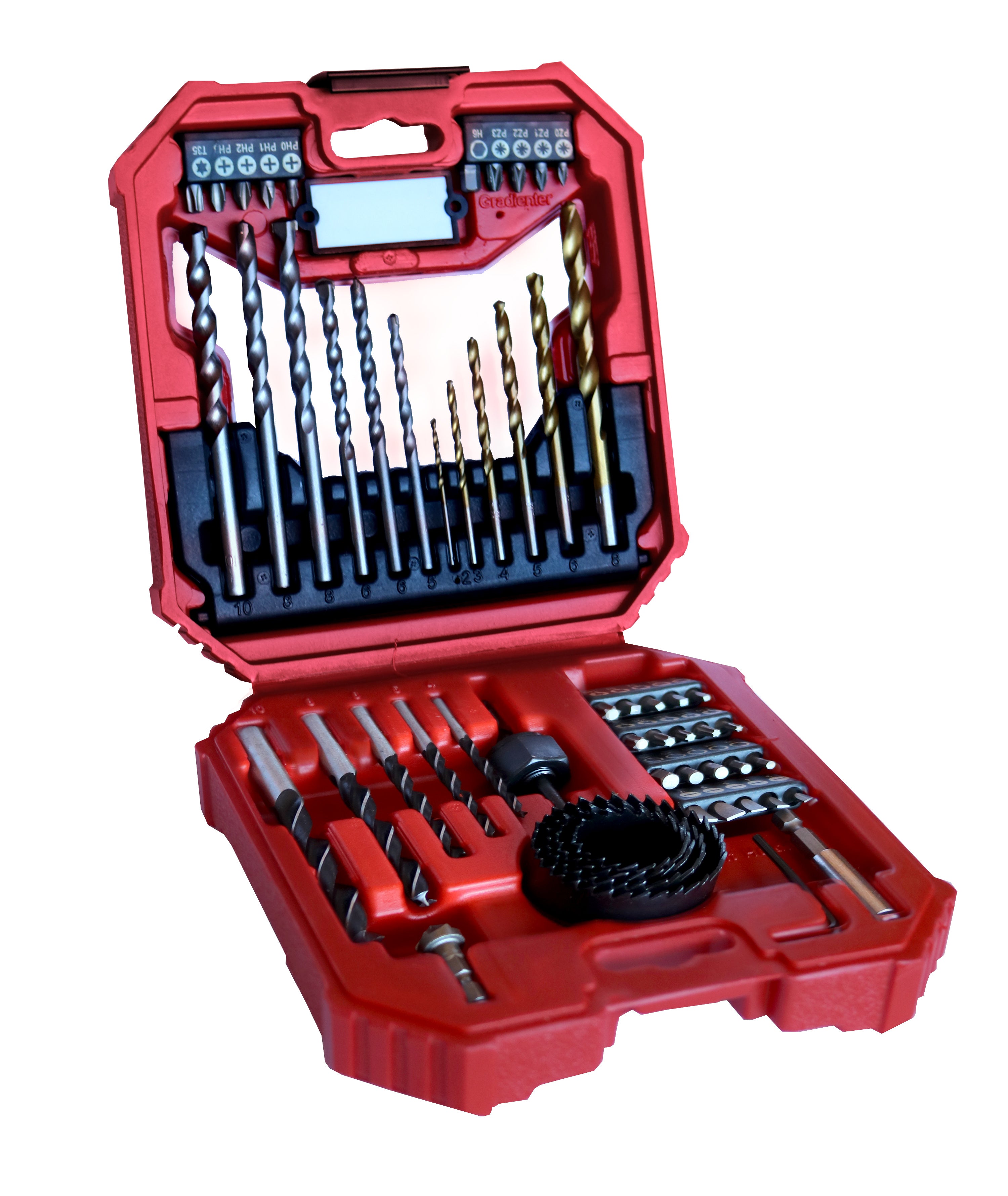 Titan Drill Bit And Hole Saw Set 56PC -