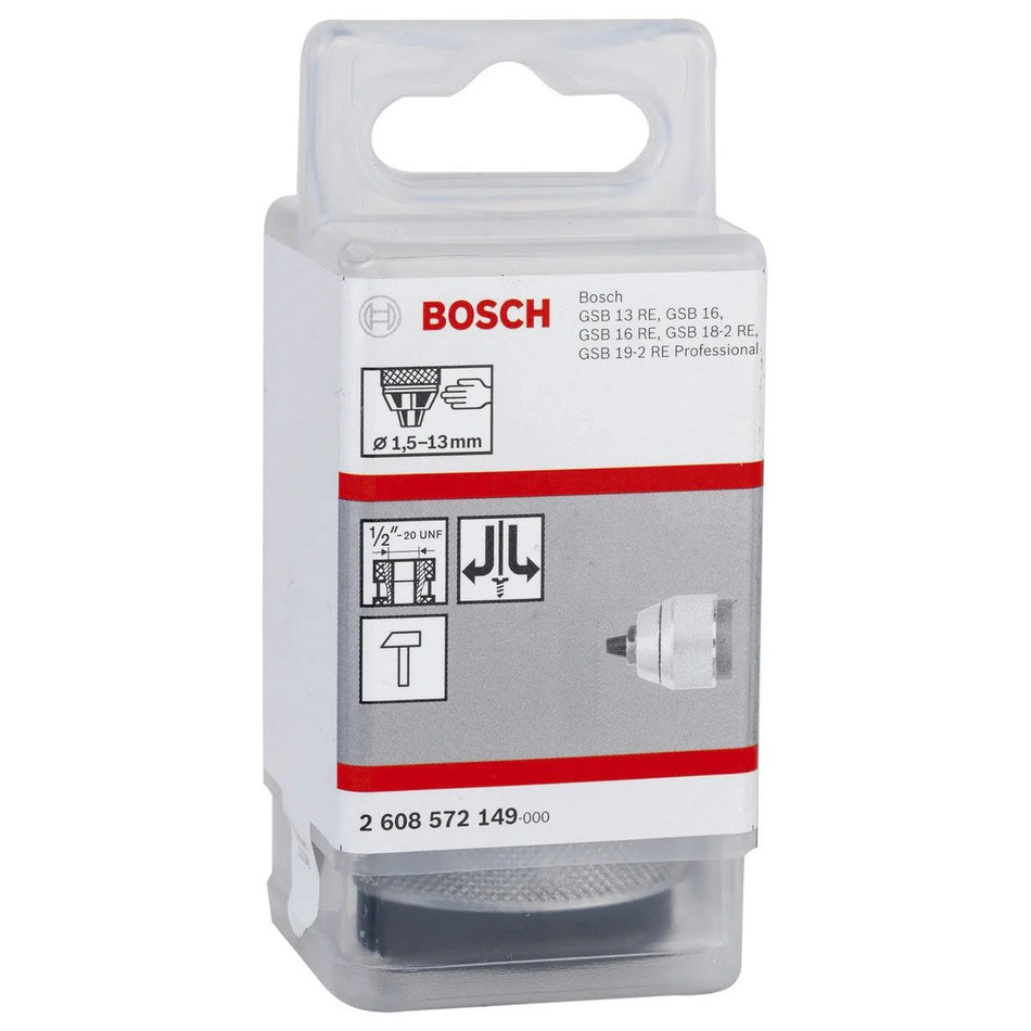 Bosch Keyless Chuck Chrome Plated 1.5-13mm