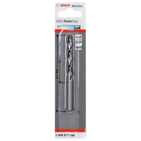 Bosch Drill Bit HSS Point TEQ Each 6.5mm