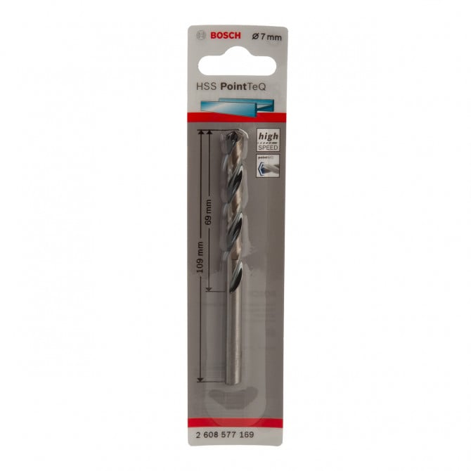Bosch Drill Bit HSS Point TEQ Each 7.0mm