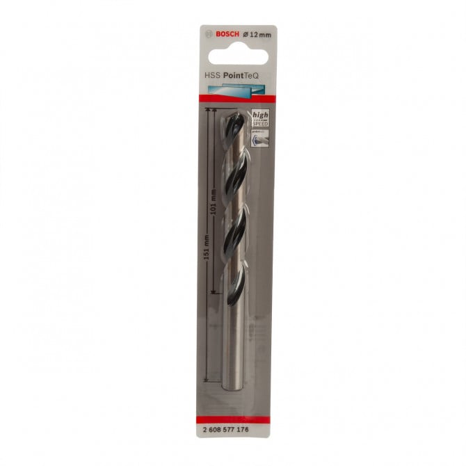 Bosch Drill Bit HSS Point TEQ Each 12.0mm