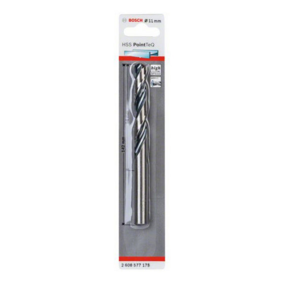 Bosch Drill Bit HSS Point TEQ Each 11.0mm