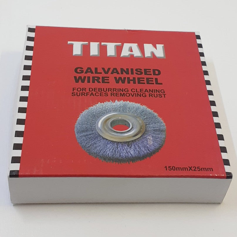 Titan Brush Whire Wheel 150mmx25mm 150mmx25mm