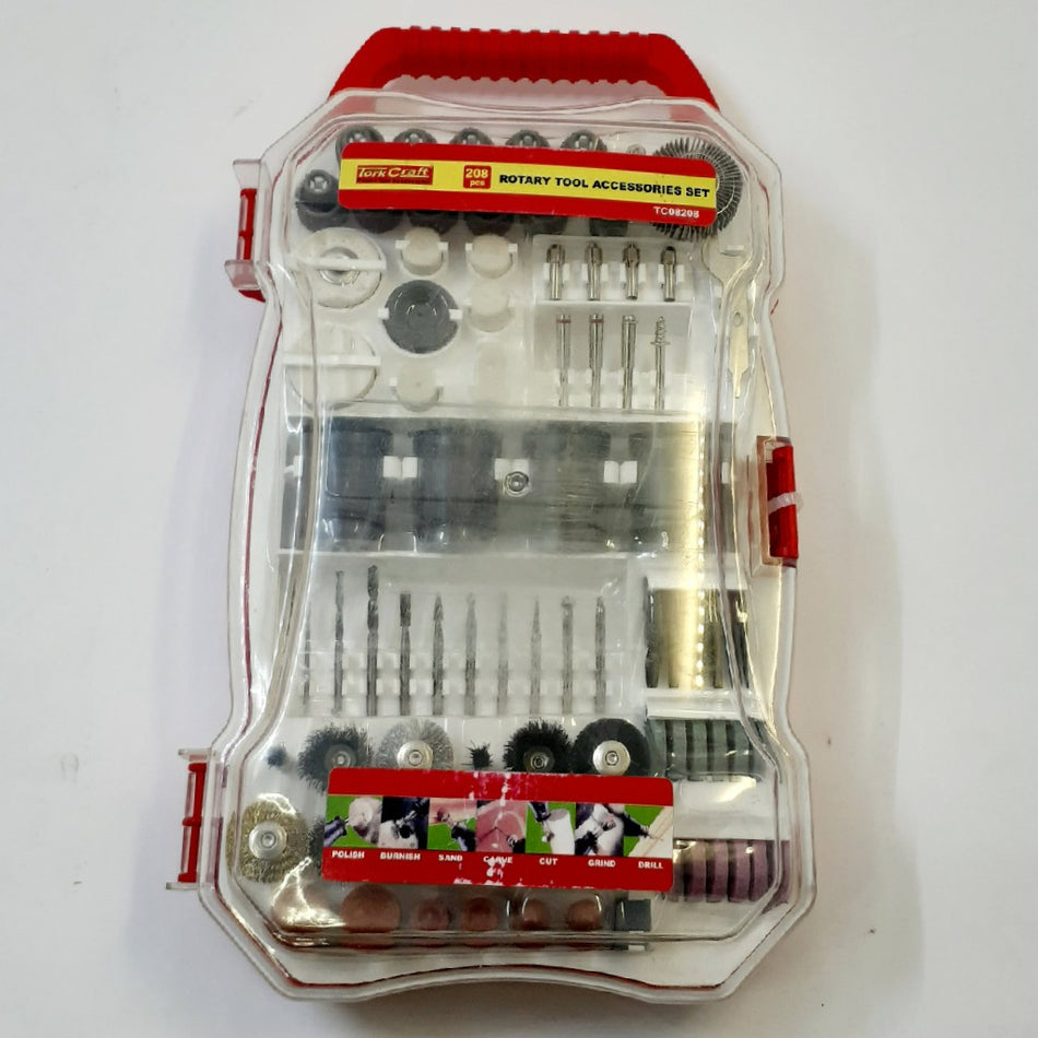 Mini Tool Accessory Set 208Pc TC08209
