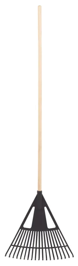 Addis Plastic Rake With Wooden Handle -