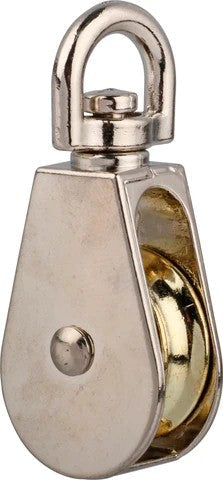 Ruwag Pulley Swivel Single Nickle Plated 19mm