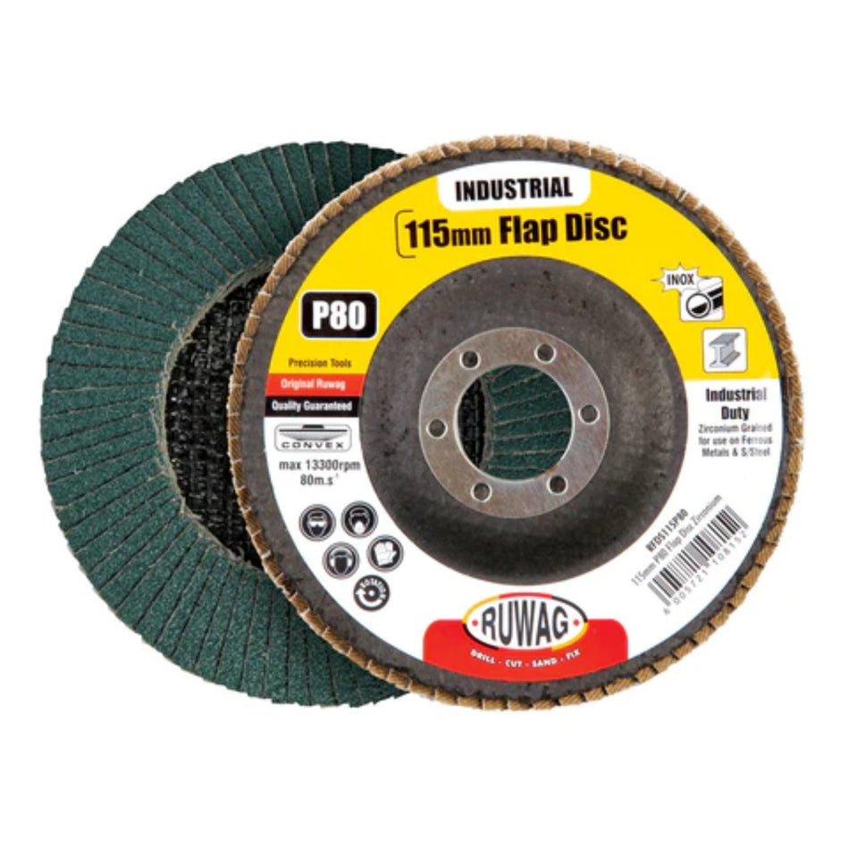 Ruwag Zirconium Flap Disc Industrial 115mm
