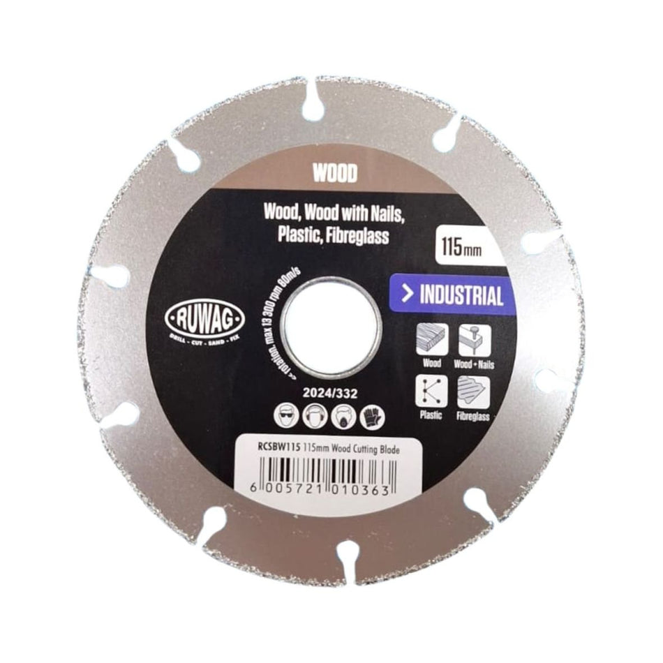 Ruwag Diamond Blade Cutting For Angle Grinder 115x1mm