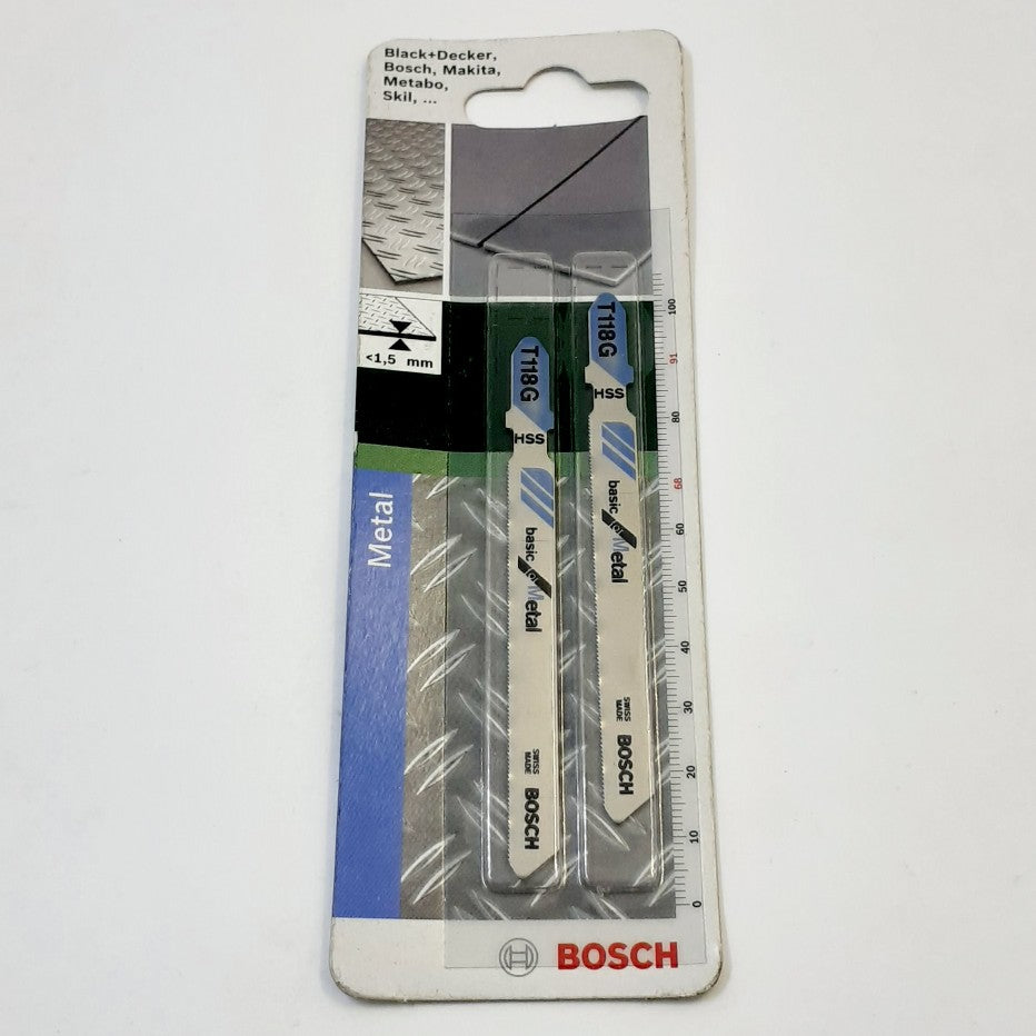 Bosch Jigsaw Blade For Metal Basic HSST 118 G 5pc -