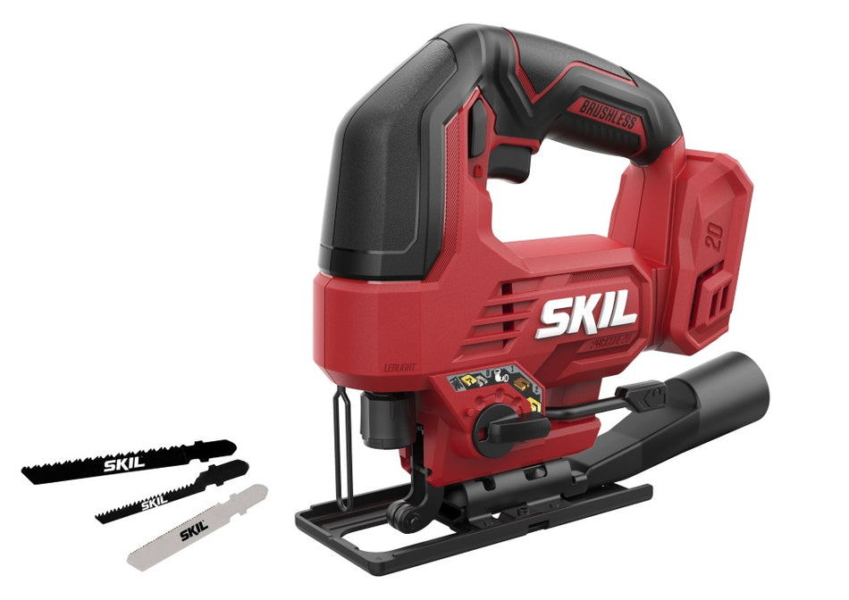 Skil Jigsaw Pendulum Cordless Brushless Red Range Bare -