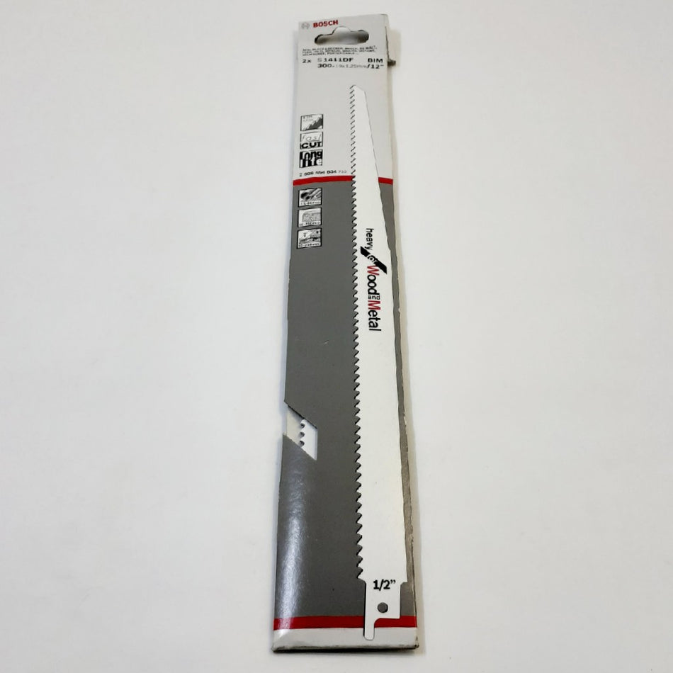 Bosch Reciprocating Saw Blade For Wood And Metal BIMS 1411 DF 300x19x1.25mm 2Pc