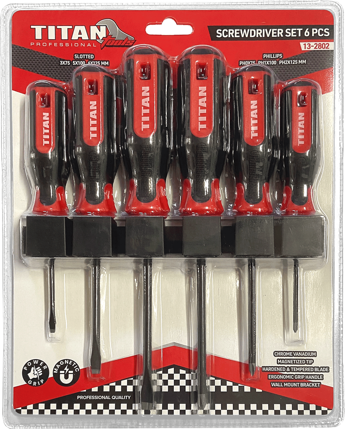 Titan Screwdriver Set 6pc -