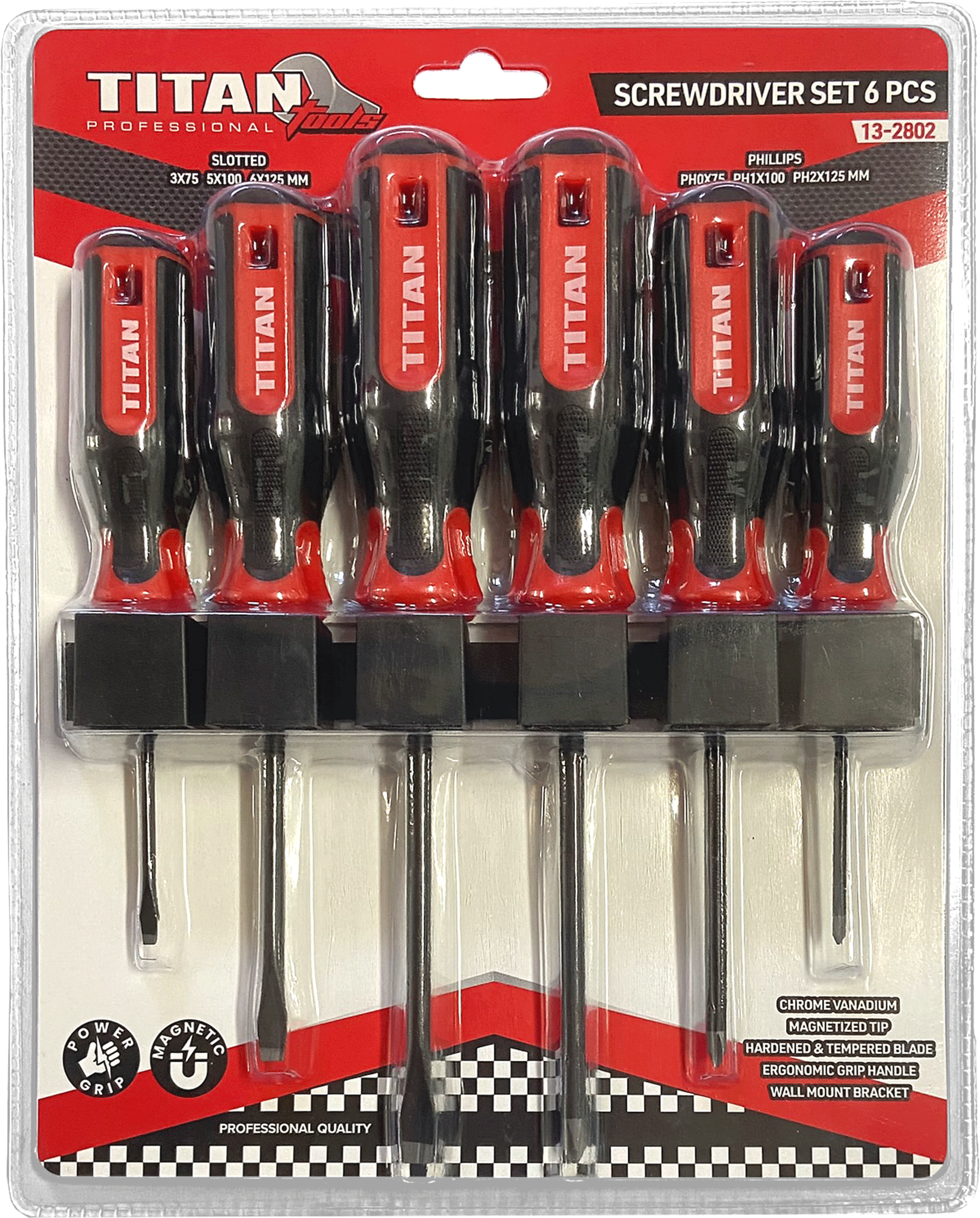 Titan Screwdriver Set 6pc -