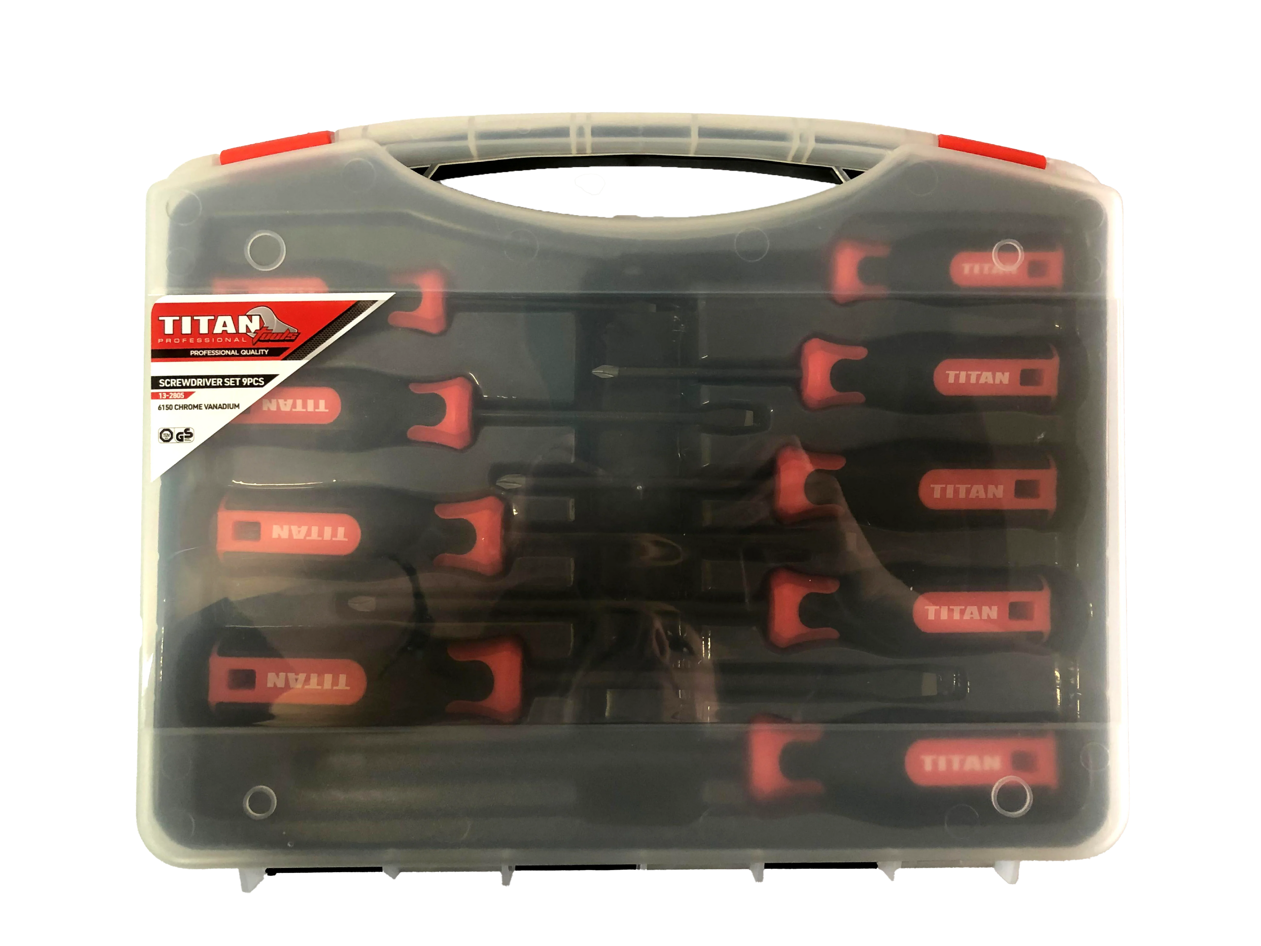 Titan Screwdriver Set 9pc -