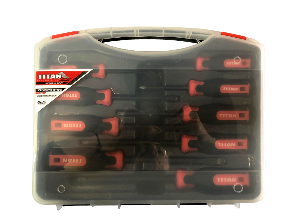 Titan Screwdriver Set 9pc -