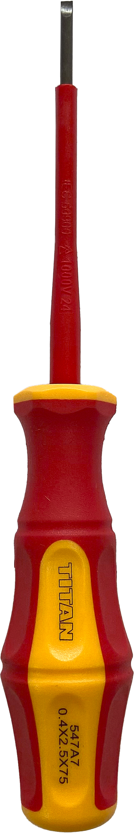 Titan Screwdriver Flat 2.5x75mm