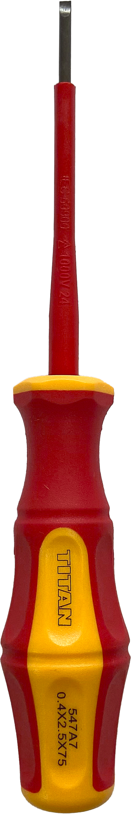 Titan Screwdriver Flat 2.5x75mm