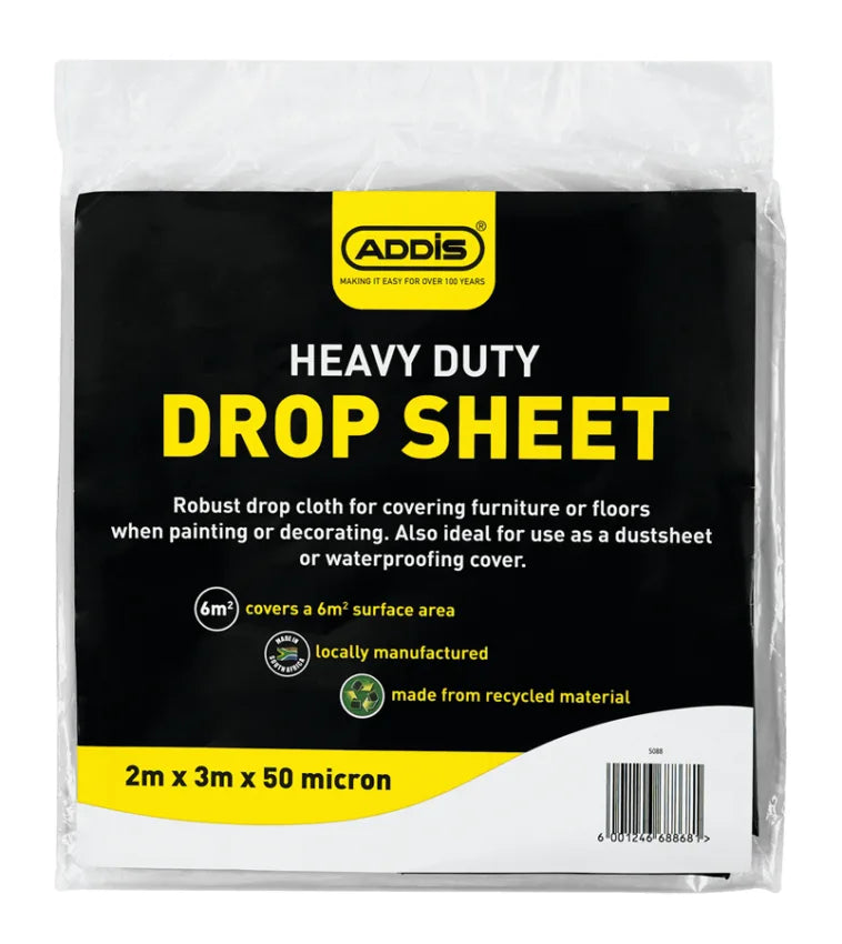 Addis Drop Sheet 2m X 3m 50micron -