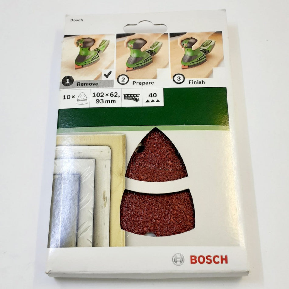 Bosch Sanding Disc For Delta Sanders 102x93mm 10pc