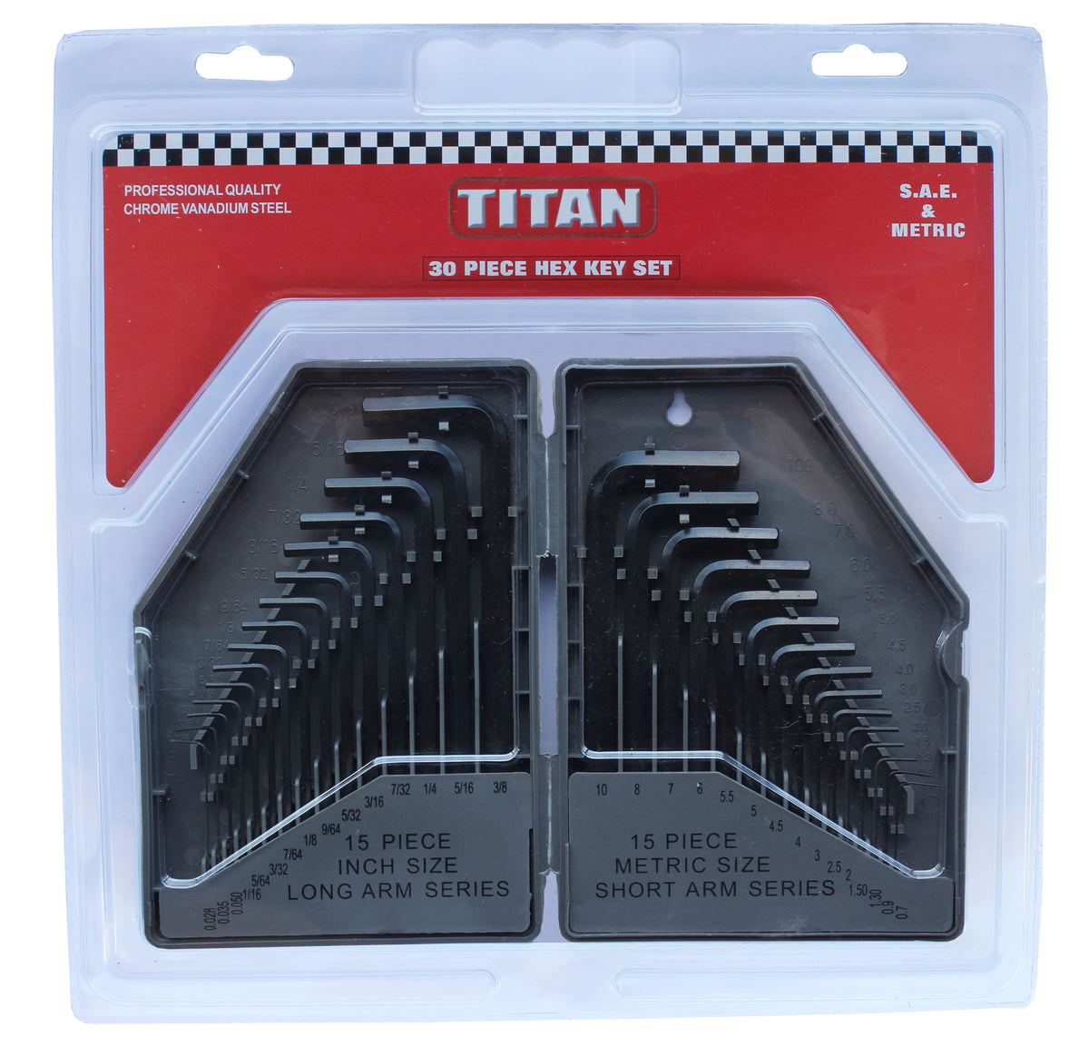 Titan Hex Key Set 30pc -